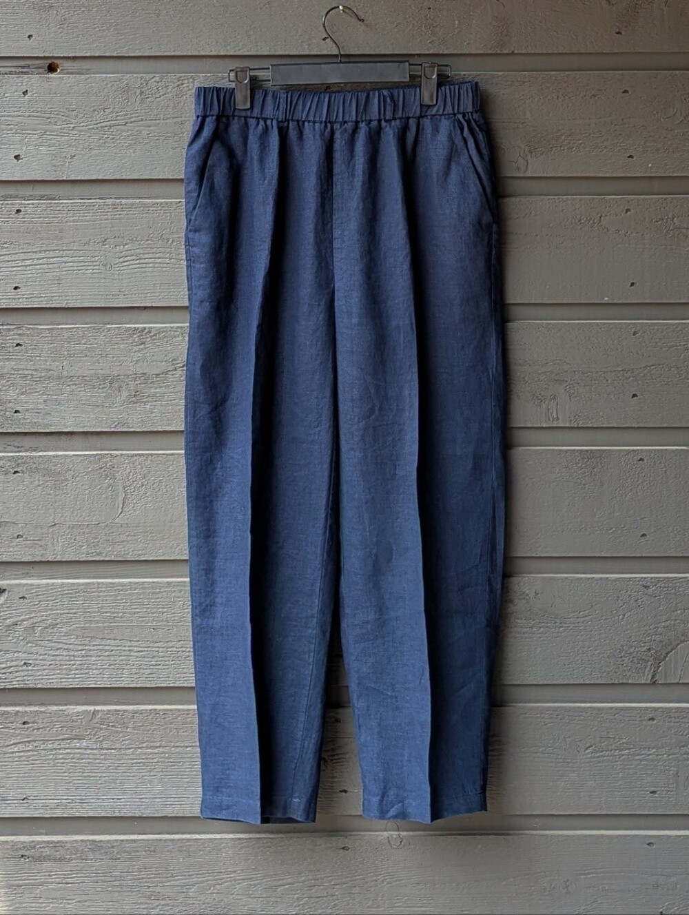 Quince 100% European Linen Pants Deep Navy Blue Size Small - Picture 8 of 8